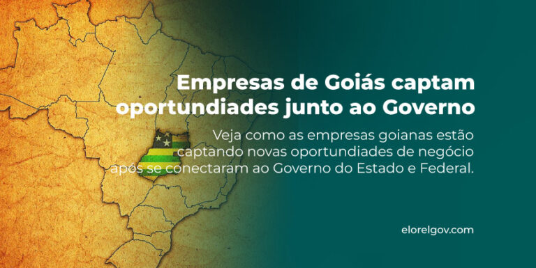 Empresas de Goiás - Mapa do Brasil com foco no estado de goiás