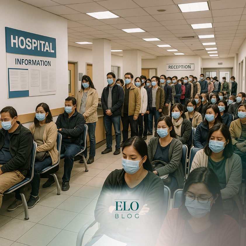 telessaude superlotacao em hospitais fila de pessoas aguardando atendimento no SUS