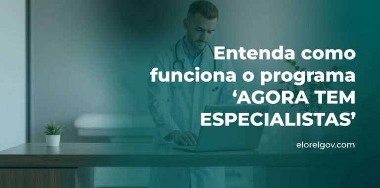 Agora tem especialistas